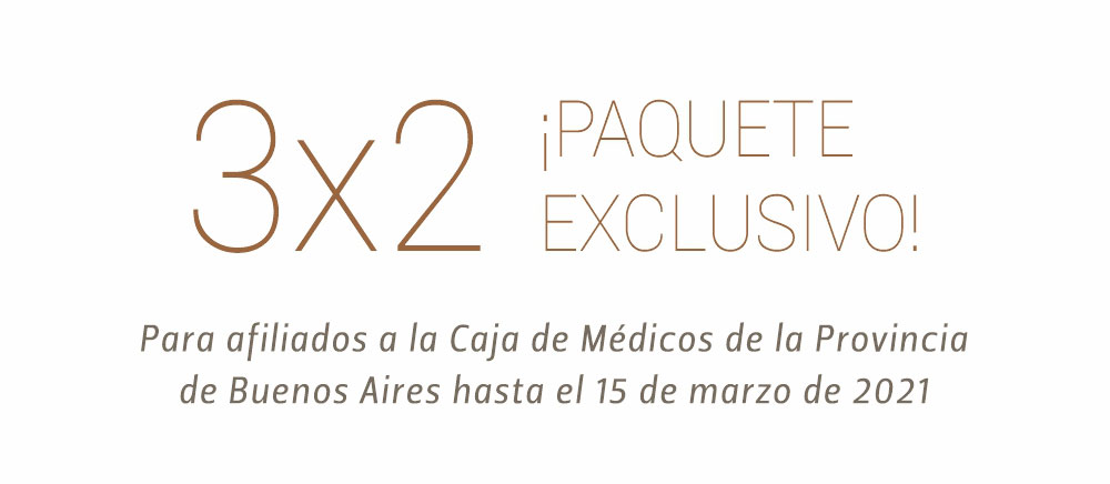 3x2 Paquete exclusivo!