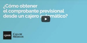 Obtener comprobante previsional desde cajero electrónico