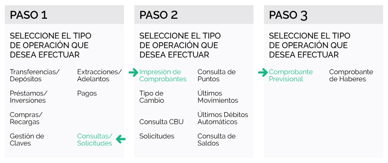 Obtenga su recibo de haberes en los cajeros autom ticos de la Red